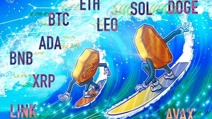 BTC, ETH, XRP, BNB, SOL, DOGE, ADA, LEO, LINK, AVAX BTC, ETH, XRP, BNB, SOL, DOGE, ADA, LEO, LINK, AVAX