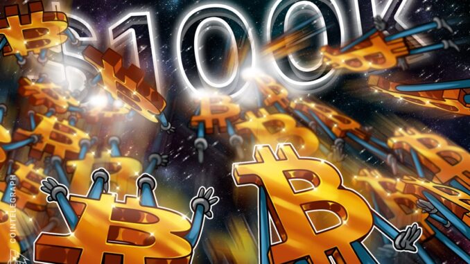 Bitcoin price reclaims $100K for first time since January Bitcoin price reclaims $100K for first time since January