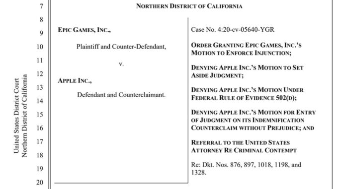 Epic Games touts victory in latest court ruling in Apple Epic Games touts victory in latest court ruling in Apple antitrust case