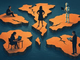Between utopia and collapse: Navigating AI’s murky middle future