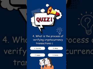 Top 10 Cryptocurrency MCQs for Beginners | Learn Crypto Basics #CryptocurrencyQuiz #shorts
