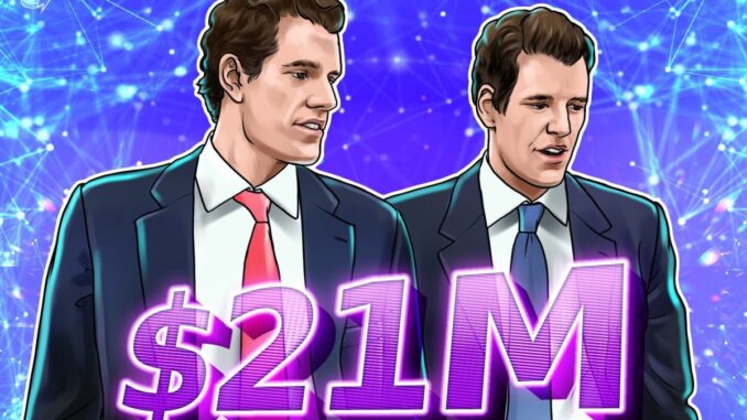 Winklevoss Twins Donate $21M BTC To Pro-Trump PAC Ahead Of US Midterms