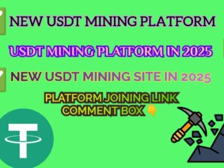 New Usdt earning platform Crypto mining platform in 2025 Daily wridrawal 1.5 Usdt instant earning